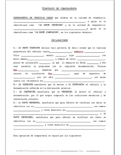 Contrato de Compraventa de Bienes - Modelo - Word y PDF